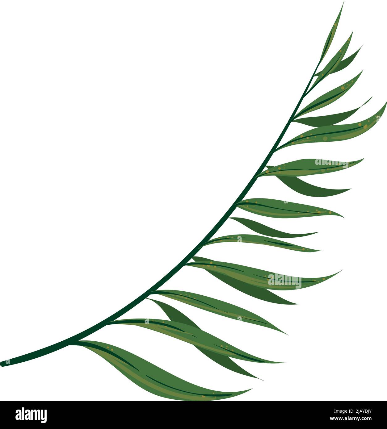 green leaves illustration Stock Vector Image & Art - Alamy