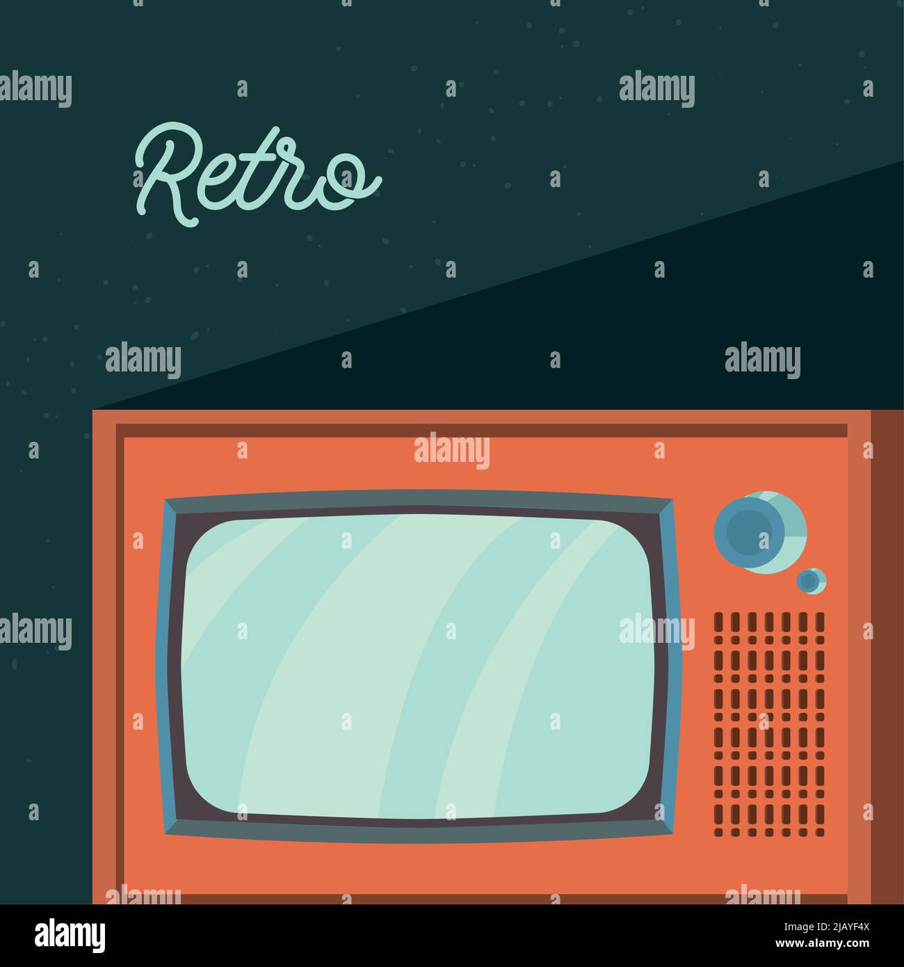 retro tv poster Stock Vector Image & Art Alamy