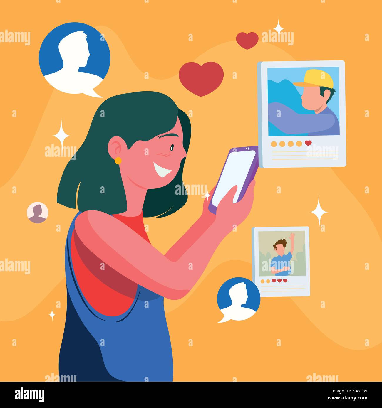 Social Media Addiction Poster Stock Vector Image And Art Alamy