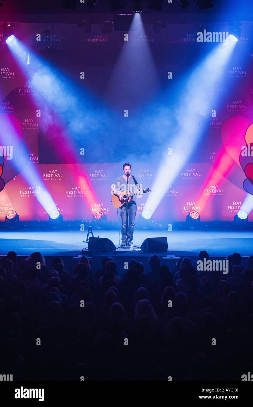 Hay-on-Wye, Wales, UK. 1st June, 2022. Frank Turner at Hay Festival ...