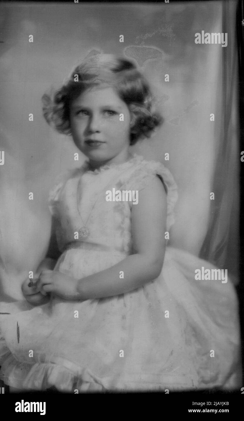 Princess Margaret Rose. September 09, 1935 Stock Photo Alamy