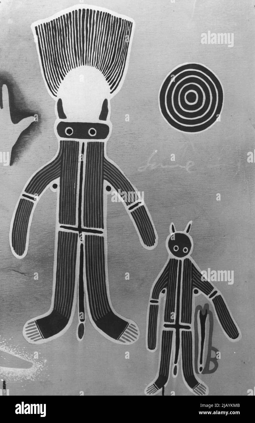 Aboriginal art australia bark Black and White Stock Photos & Images - Alamy