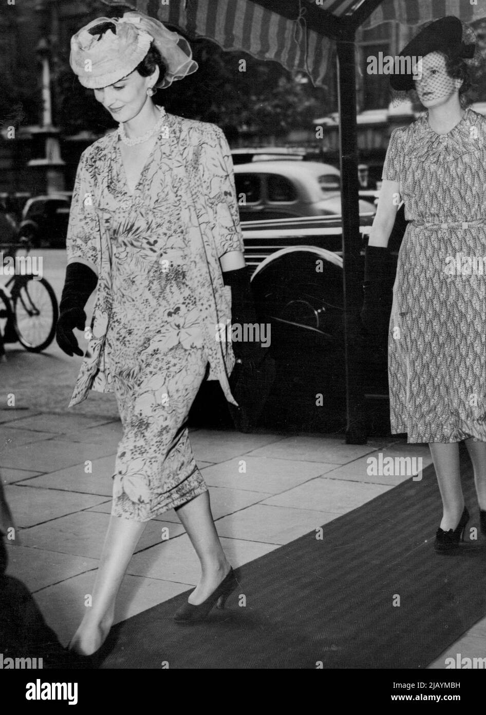 HRH Princess Manna (Duchess Of Kent) - 1938-1944. July 12, 1939. (Photo by Keystone). Stock Photo