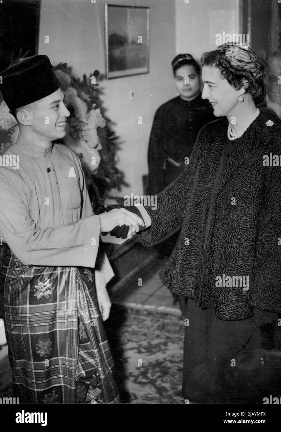 HRH Princess Marina - Duchess of Kent - 1949. December 21, 1949. (Photo by Planet News Ltd.) Stock Photo