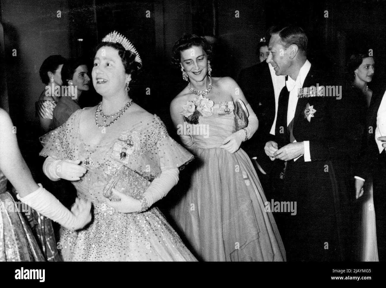 The King and Queen Visit Hertford House - H.M. The Queen, followed by H ...