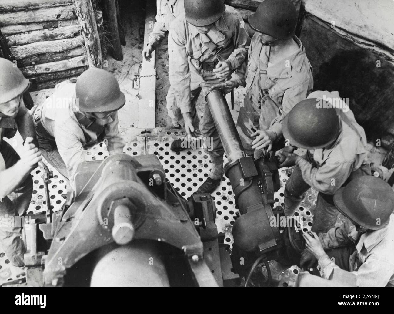 WWII-Ära M65 Akku Befehl Heizstrahler Fernglas Stockfotografie - Alamy