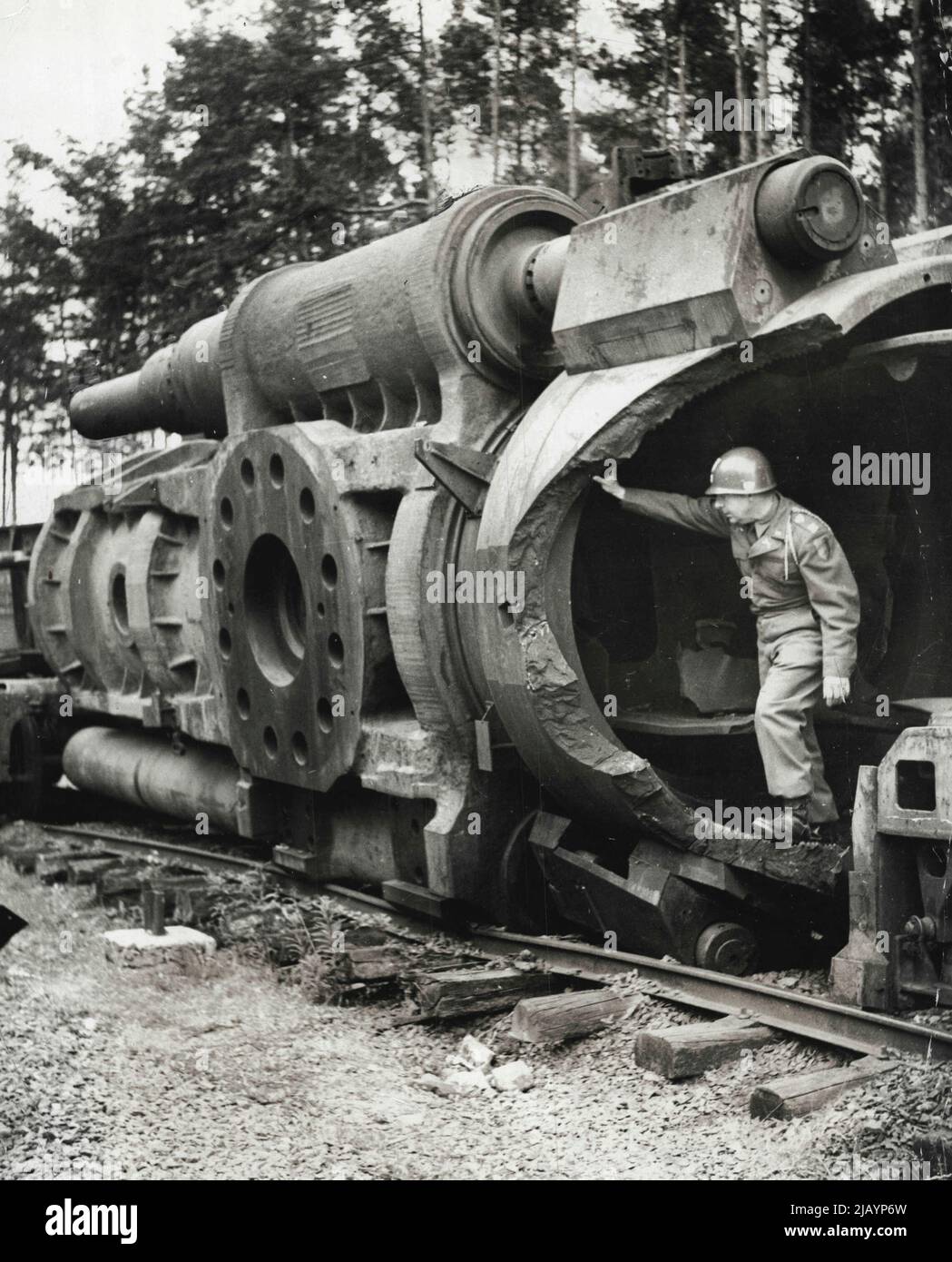 German Gustav Railway Gun Dora, Gun Blocks Construction