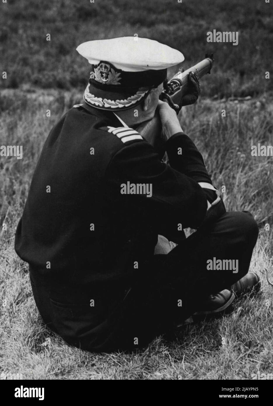 Queen's Prize Shooting At Bisley Captain A. St. Orpen of the