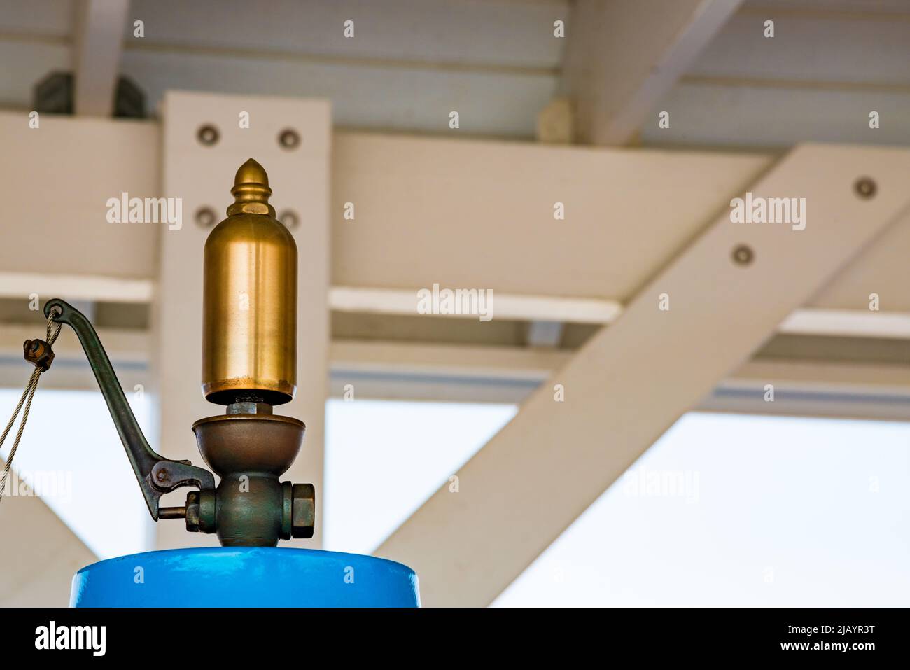 Old Fashioned Steam Whistle Stock Photo Alamy