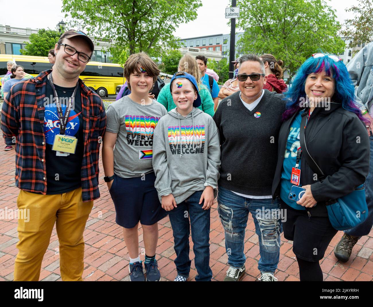 June 1, 2022. Salem, MA. Salem 2022 Pride Flag Raising The city of 