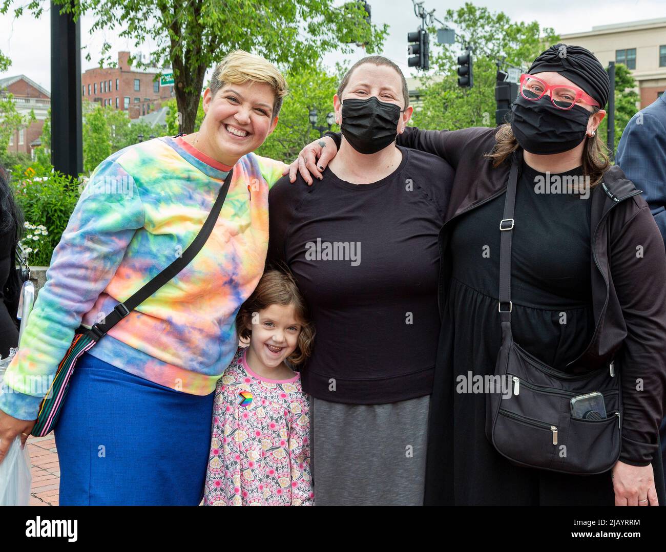 June 1, 2022. Salem, MA. Salem 2022 Pride Flag Raising The city of # ...
