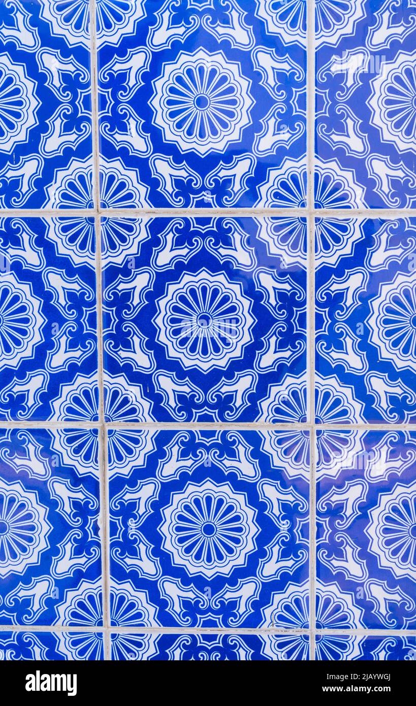 Traditional portuguese tile Azulejo Stock Photo - Alamy