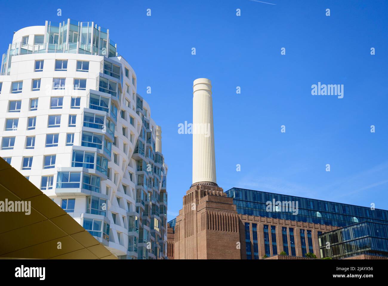 The revamped Battersea Power Station, London - 2022 Stock Photo