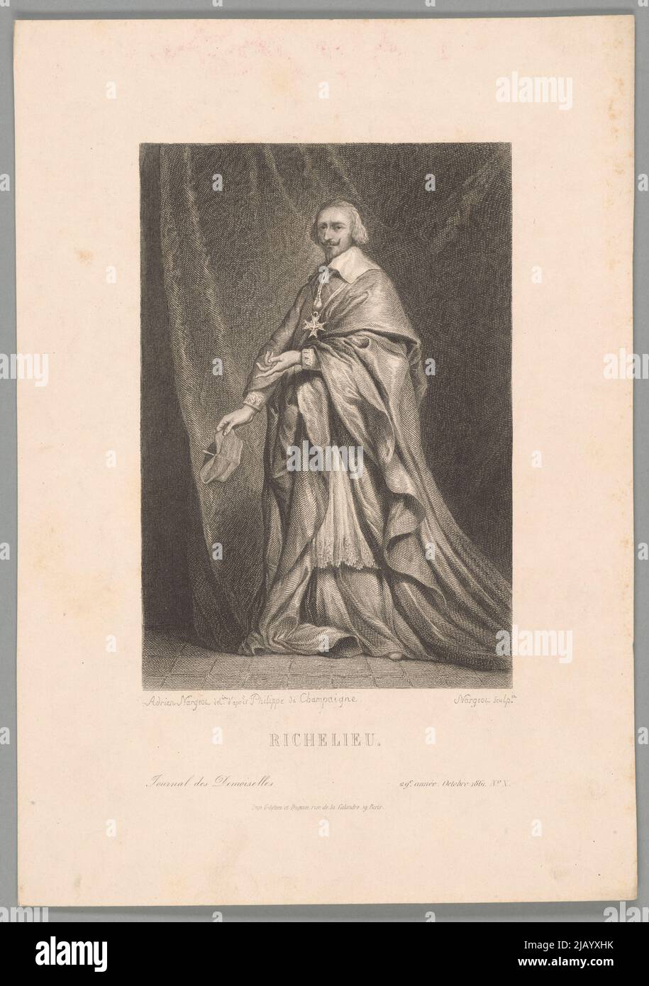 Bliżej Kultury Nargeot, Adrien Jean (1837 19 ..), Champaigne, Philippe de (1602 1674), printing house Gilquin and Dupain Stock Photo