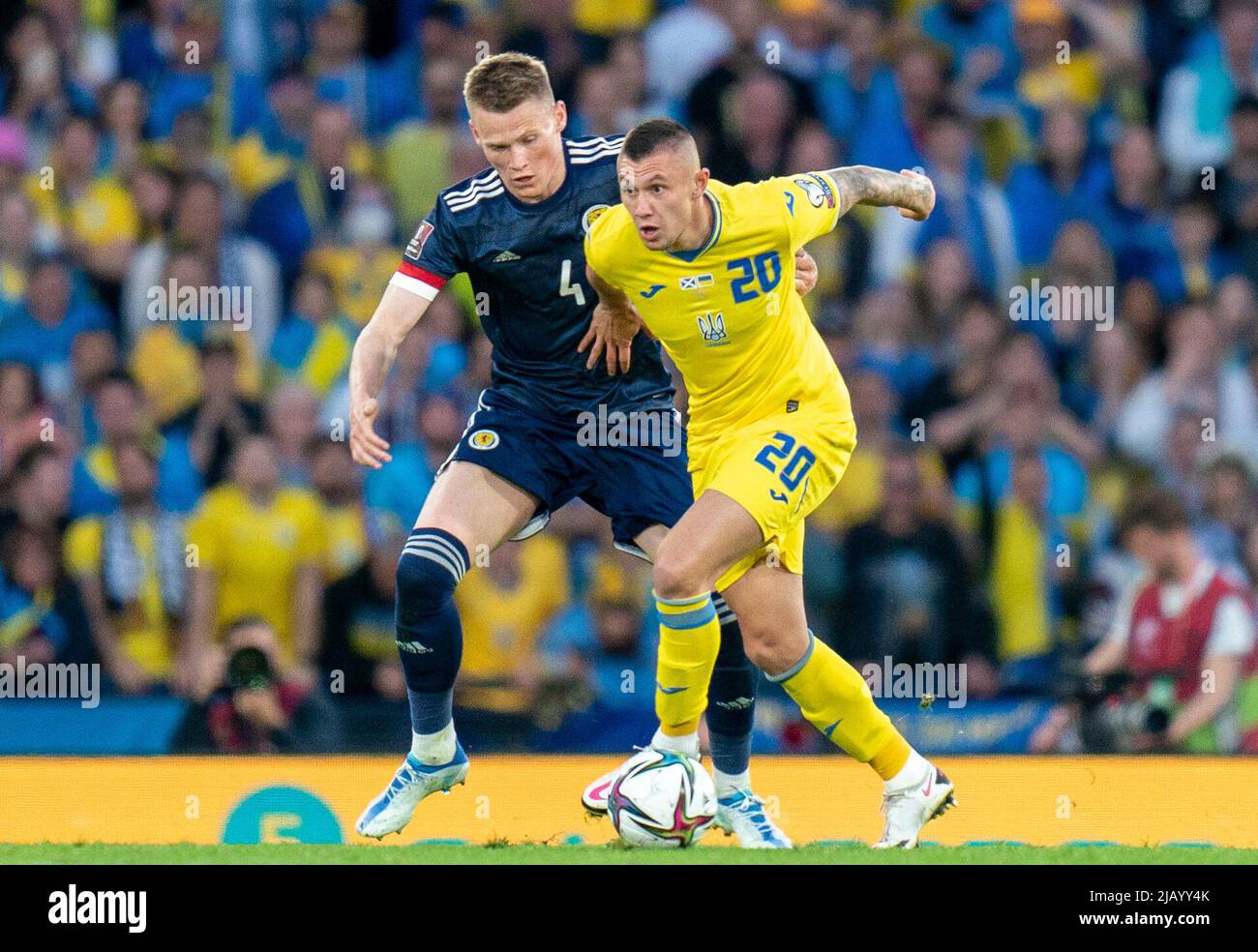 BUDAPEST, HUNGARY - AUGUST 4: Stjepan Loncar of Ferencvarosi TC controls  the ball during the UEFA Champions League Third Qualifying Round 1st Leg  match between Ferencvarosi TC and SK Slavia Praha at