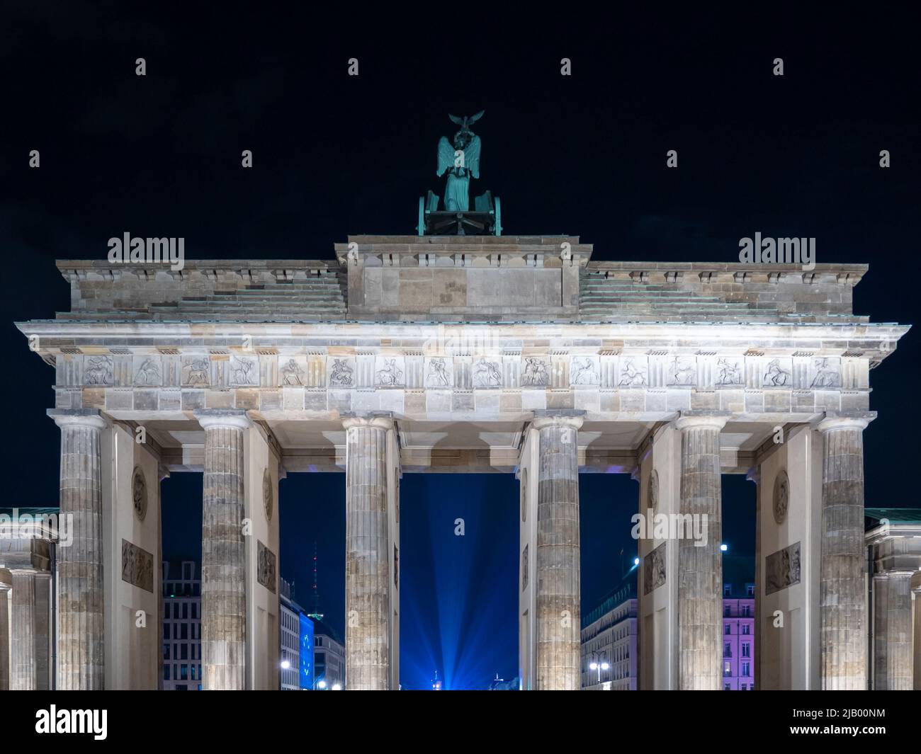 Berlin 12 September 2021, Brandenburg Gate during the Festival of