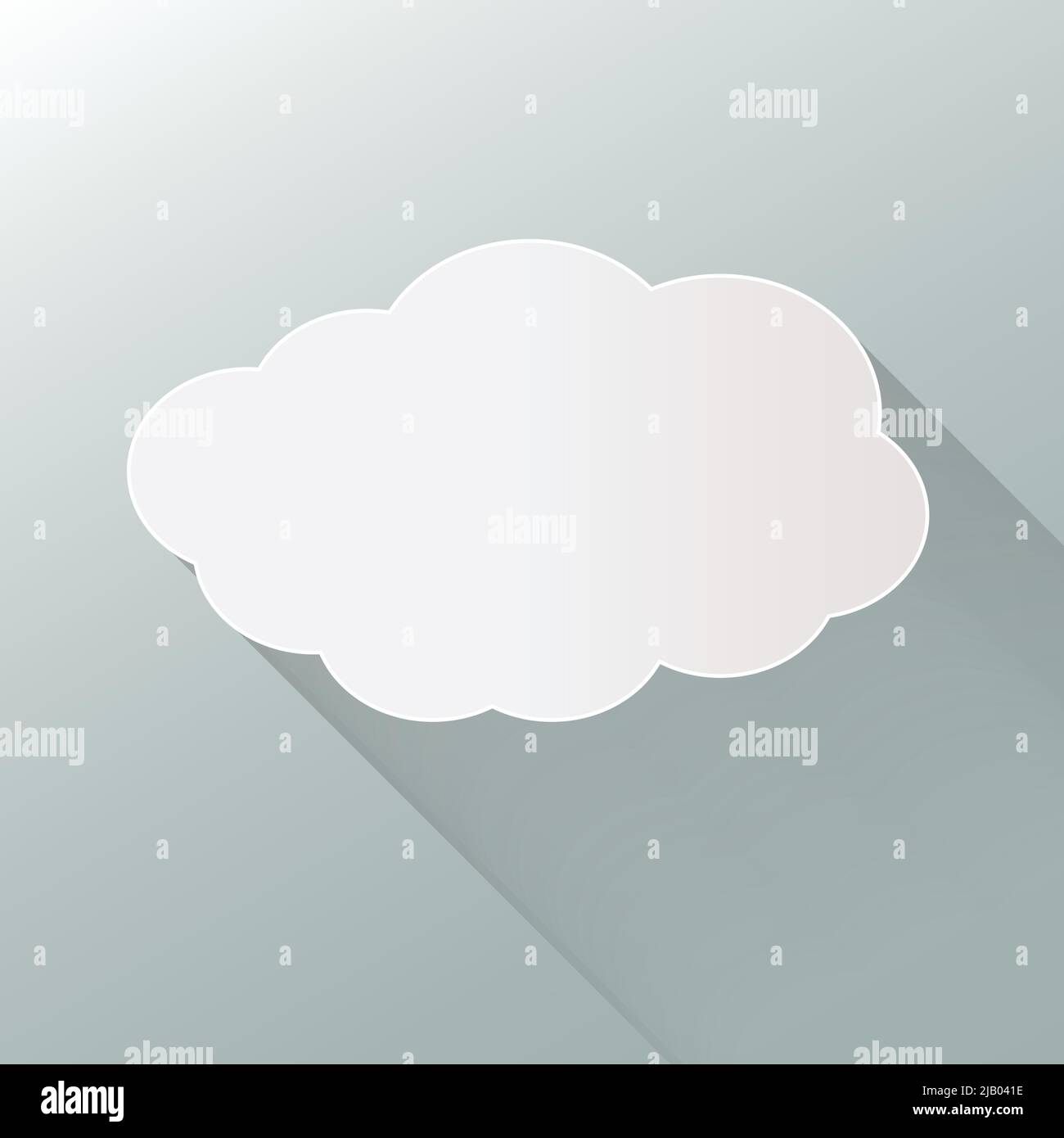 cloud icon isolated on background. Cloud flat illustration vector. eps10 format. Stock Vector