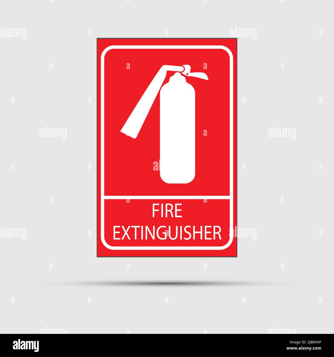Fire extinguisher icon,Vector illustration Stock Vector
