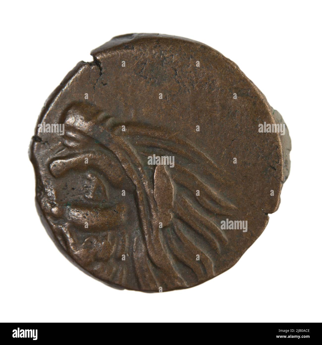 Ancinca, Kalan is king of Elpal, a Pagaher, 1 Quanart of the 3 Setts, Debsta) Panticapaeum mint Stock Photo