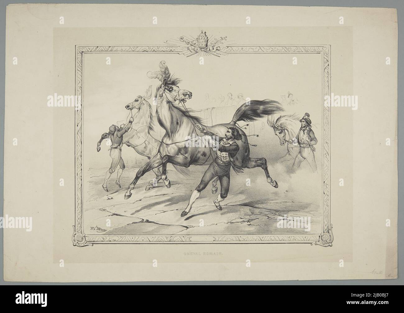 Roman horse unknown Stock Photo - Alamy