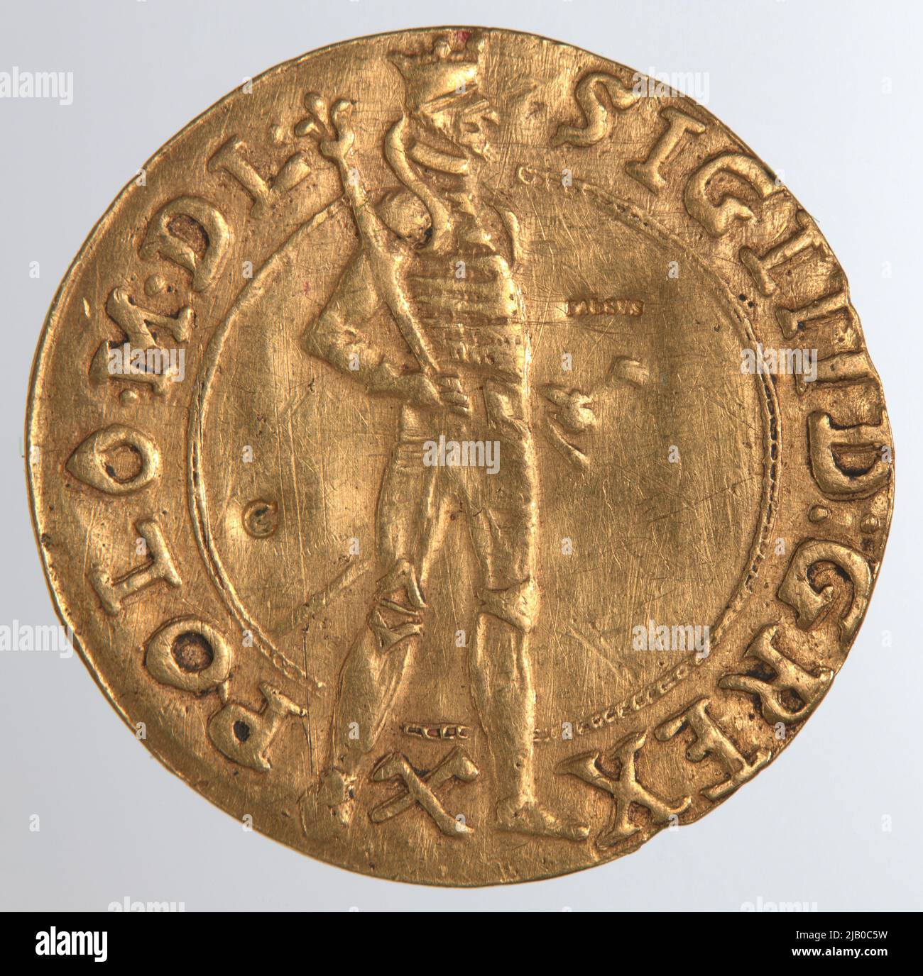 FalseF Zygmunt III Waza 1587 1632 Crown Ducat With Date 1592 2nd FalseF Zygmunt III Waza 1587 1632 Crown Ducat With Date 1592 2nd
