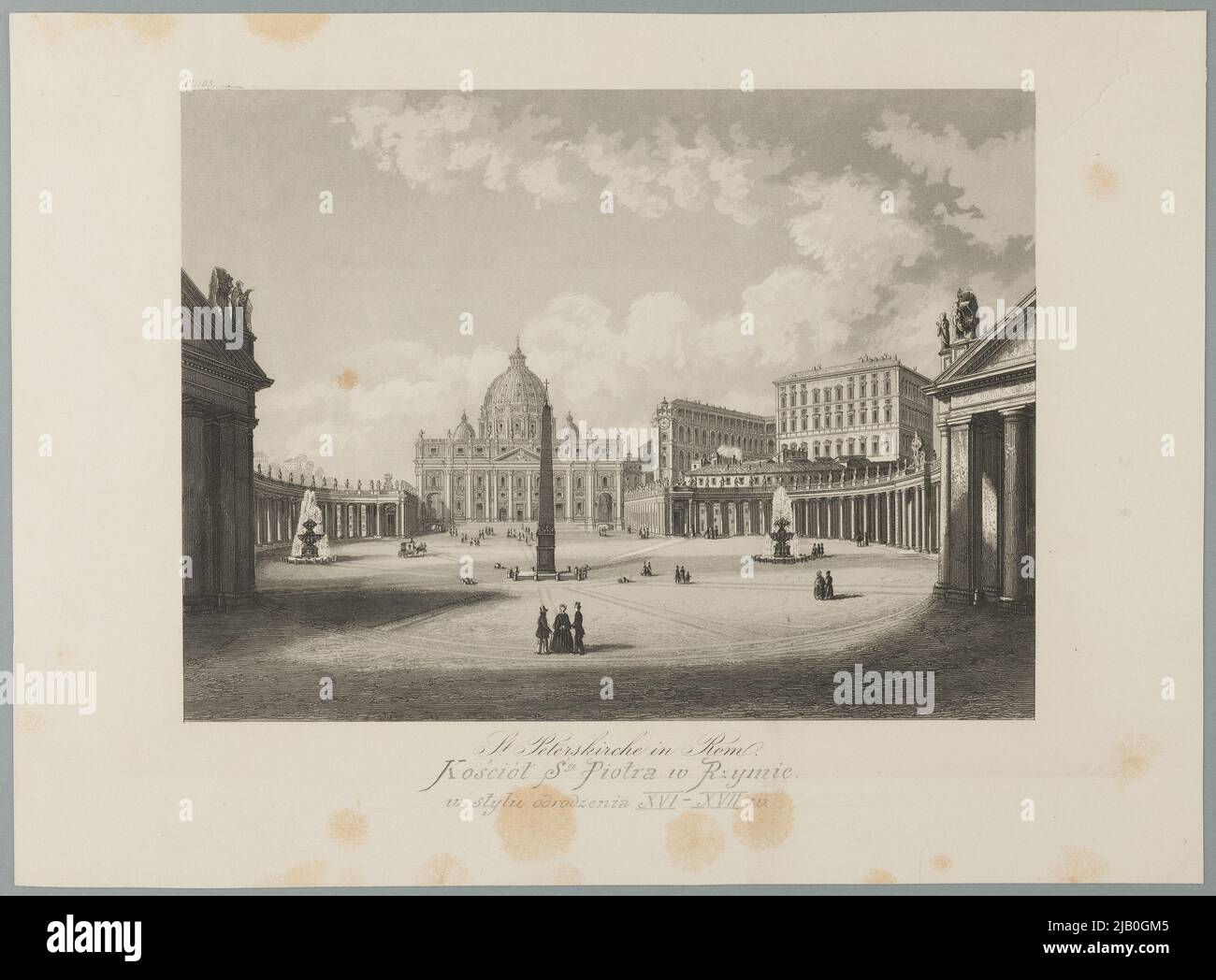 Rome St. PeterSkirche in Rom (Basilica of St. Peter in Rome) unknown ...