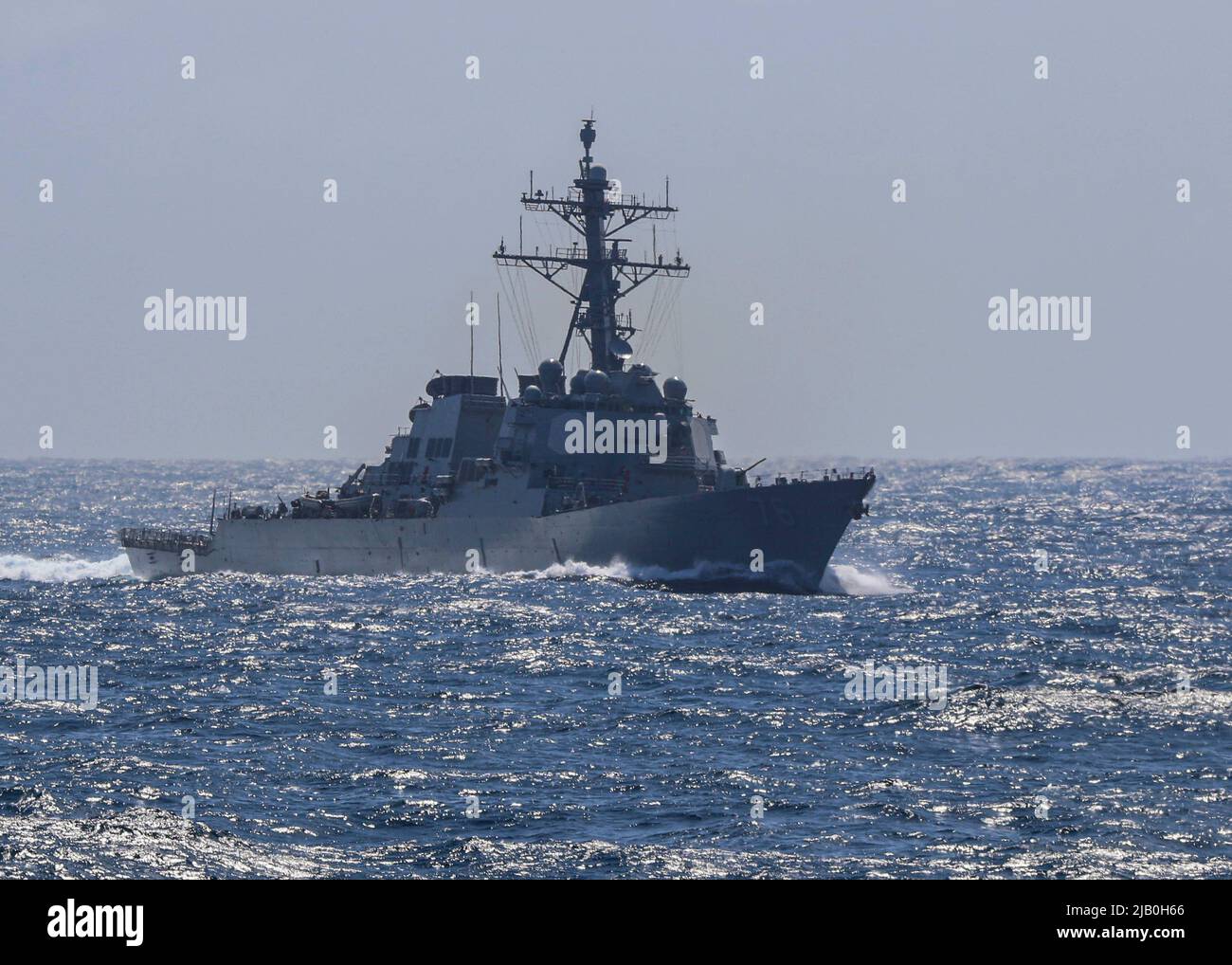 PACIFIC OCEAN (May 23, 2022) The Arleigh Burke-class guided-missile ...