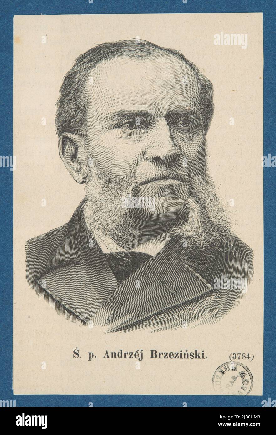 Ś. Mr. Andrzej Brzeziński Słujekół Ski, Józef (1857 1928) Stock Photo