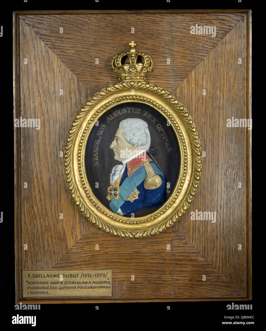Portrait of Stanislaus Augustus Poniatowski (1732 1798) Woodhaeuses, Johan Philip (1741 1792) Stock Photo