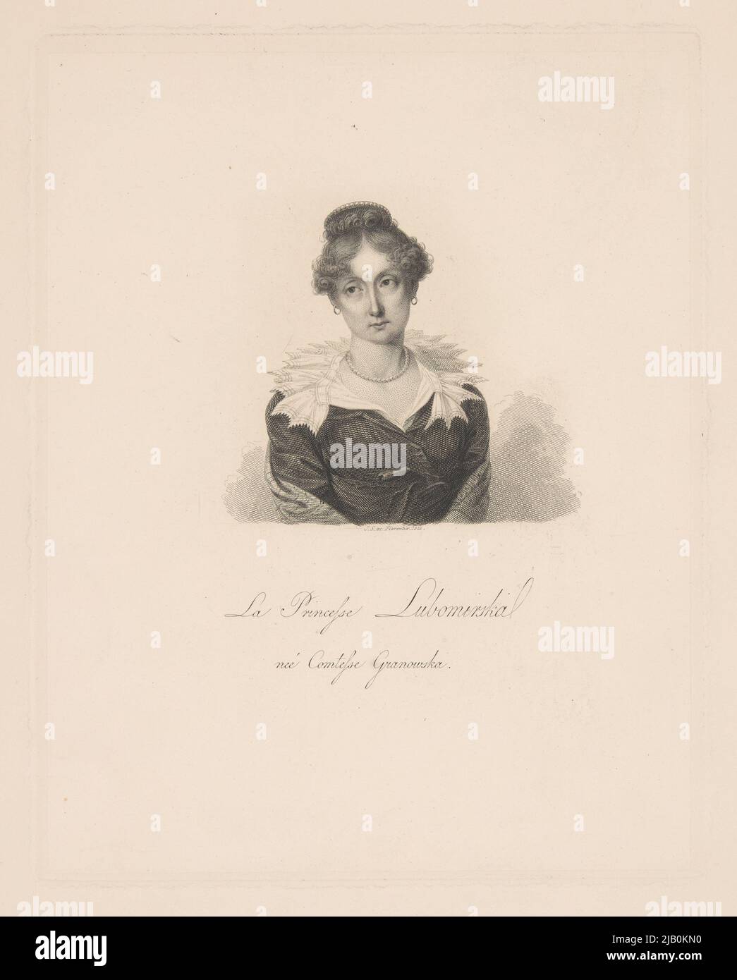Marianna Née Granów Lubomirska (1774 1846 Vienna) of the Leliwa Coat of