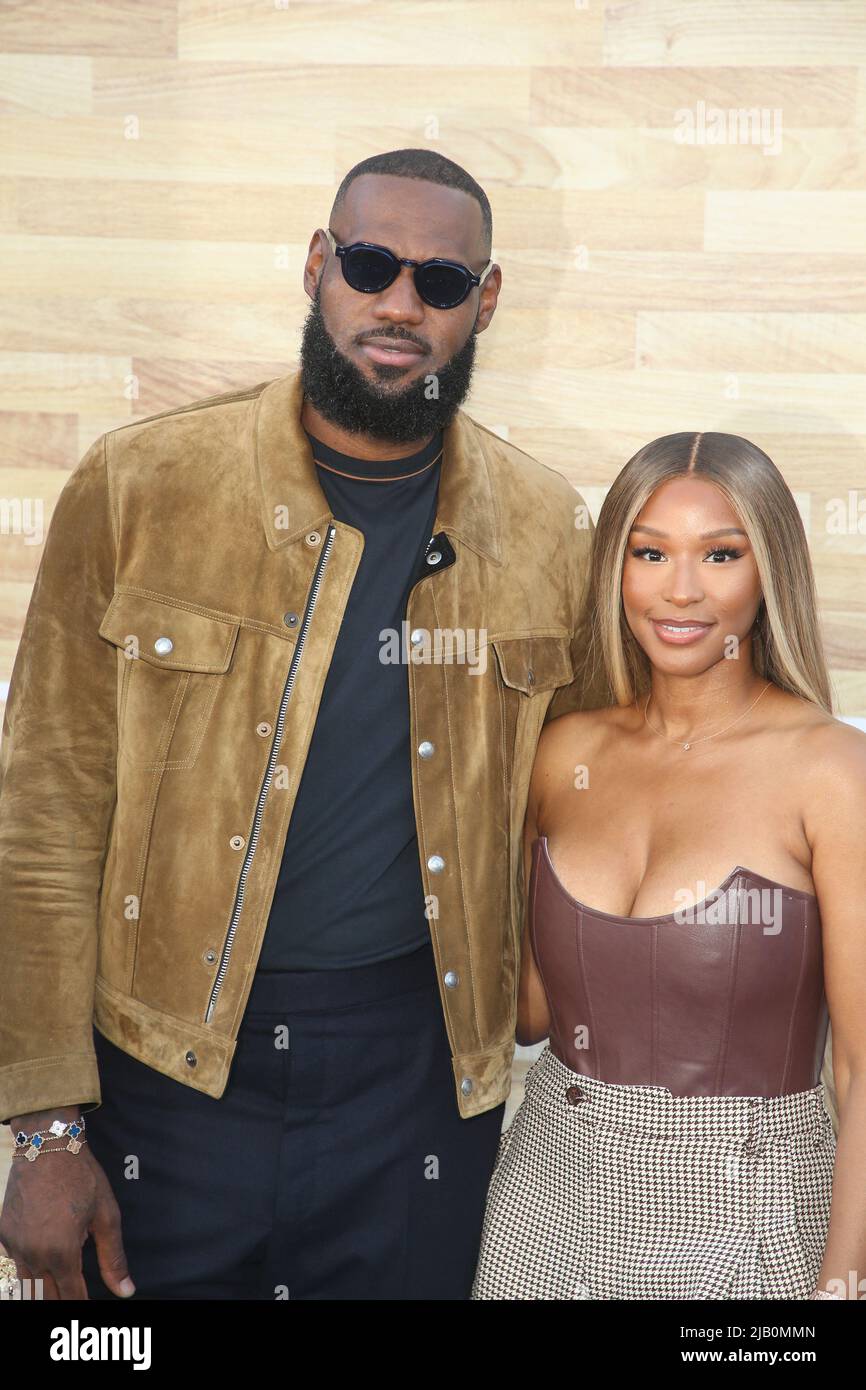Los Angeles, Ca. 1st June, 2022. LeBron James and Savannah James at the ...