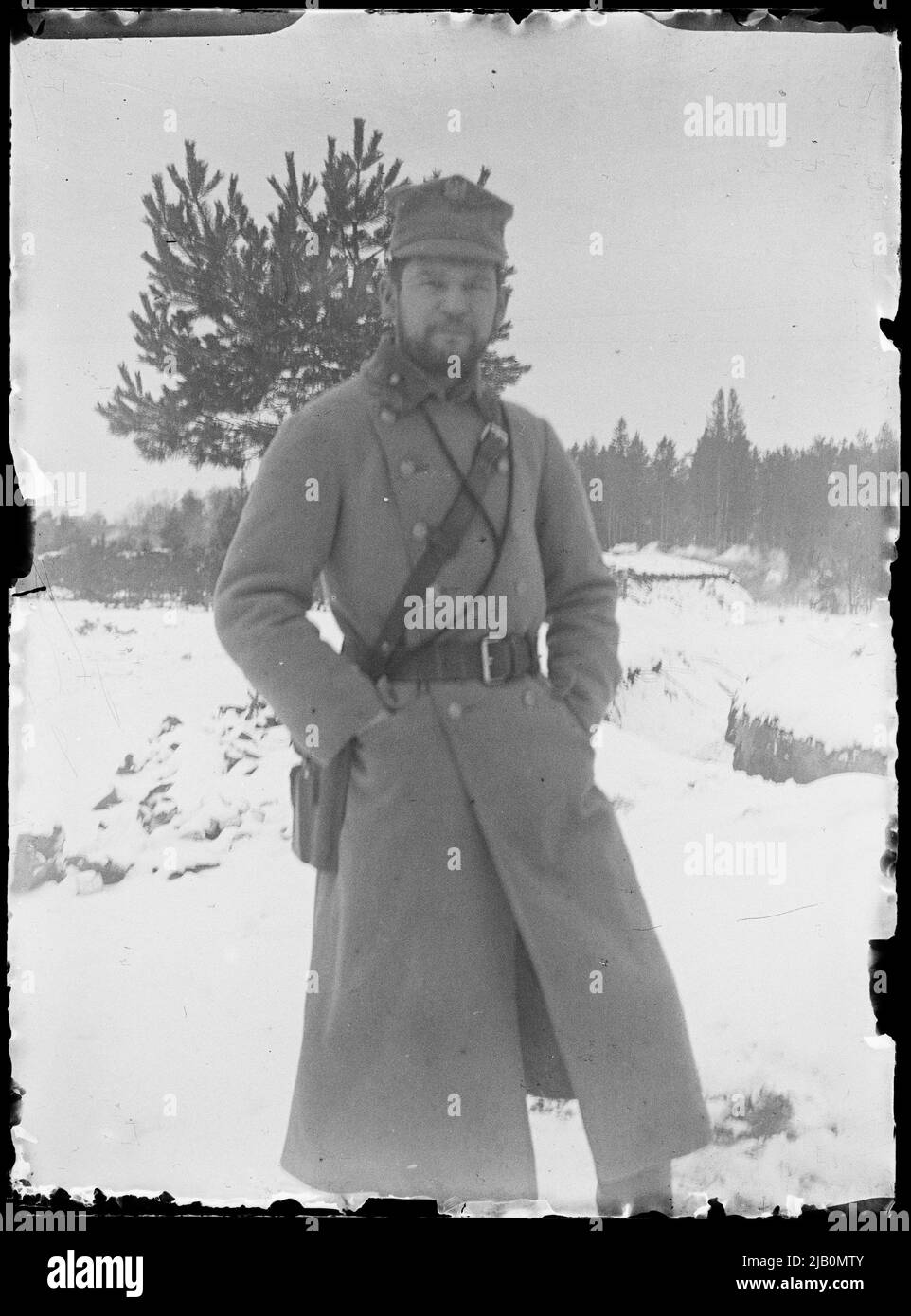 Capt. Józef Zając, DCA BAON 3 p.p. Polish Legions. Front of the Polish ...