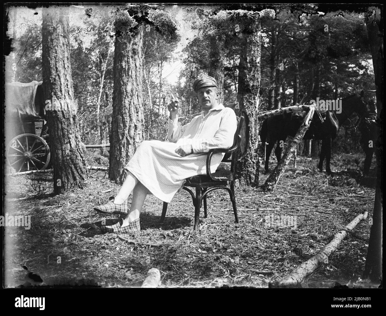 Stanisław Janowski, Standard Bearer of the 2nd Uhlan Regiment of the