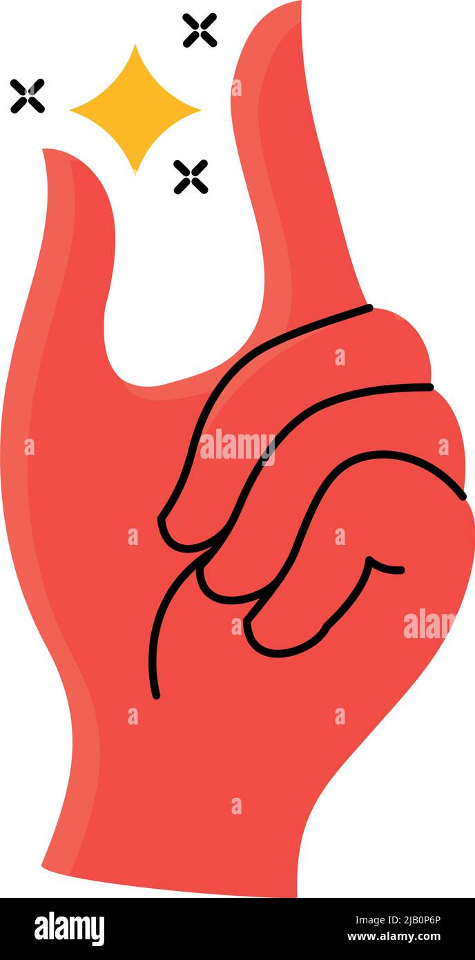 hand with magic touch Stock Vector Image & Art Alamy