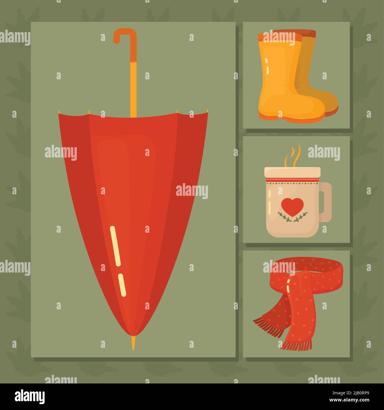 autumn icon set Stock Vector Image & Art - Alamy