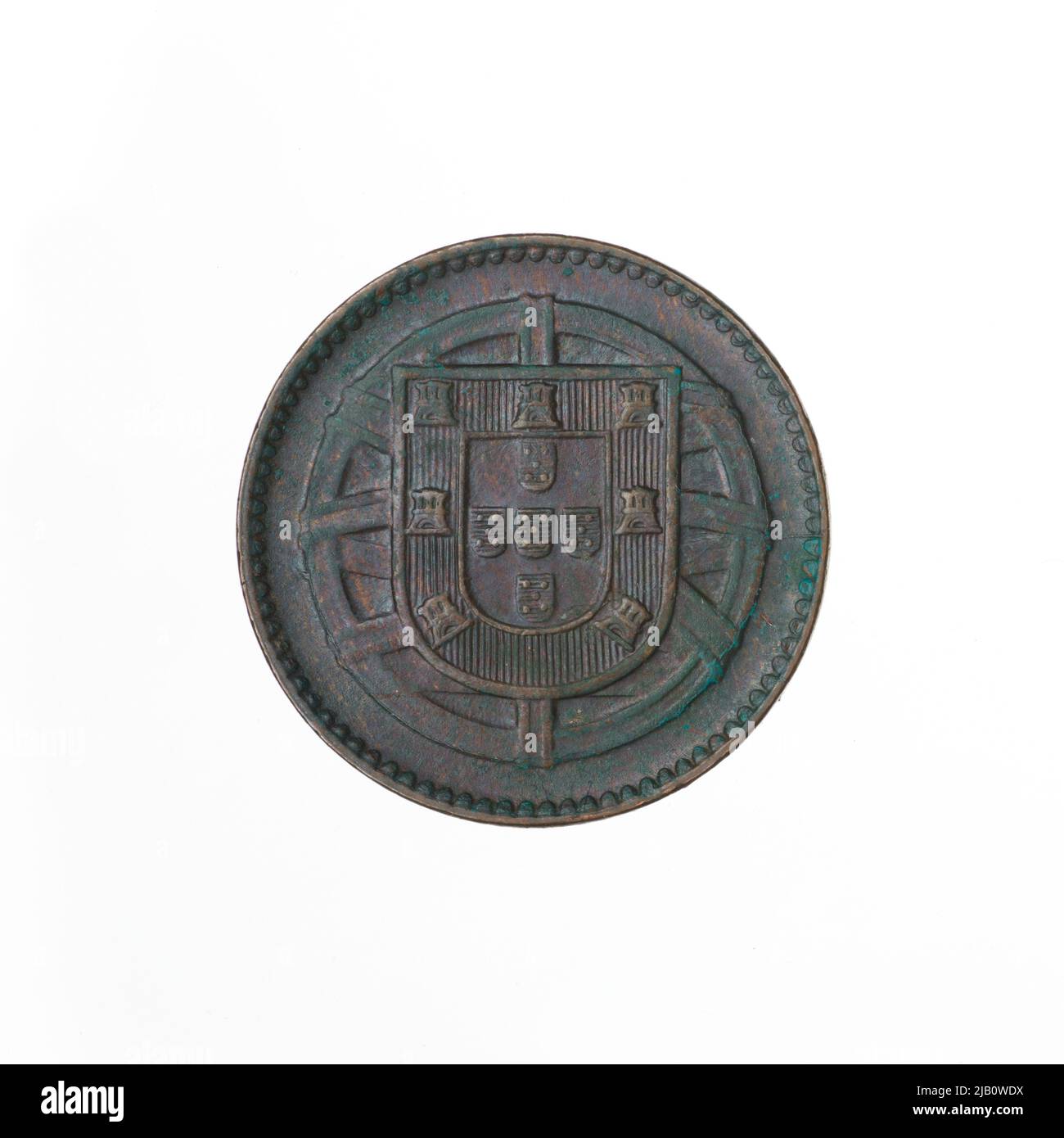 Portugal, 1 cents, Lisbon; 1918 Stock Photo Alamy