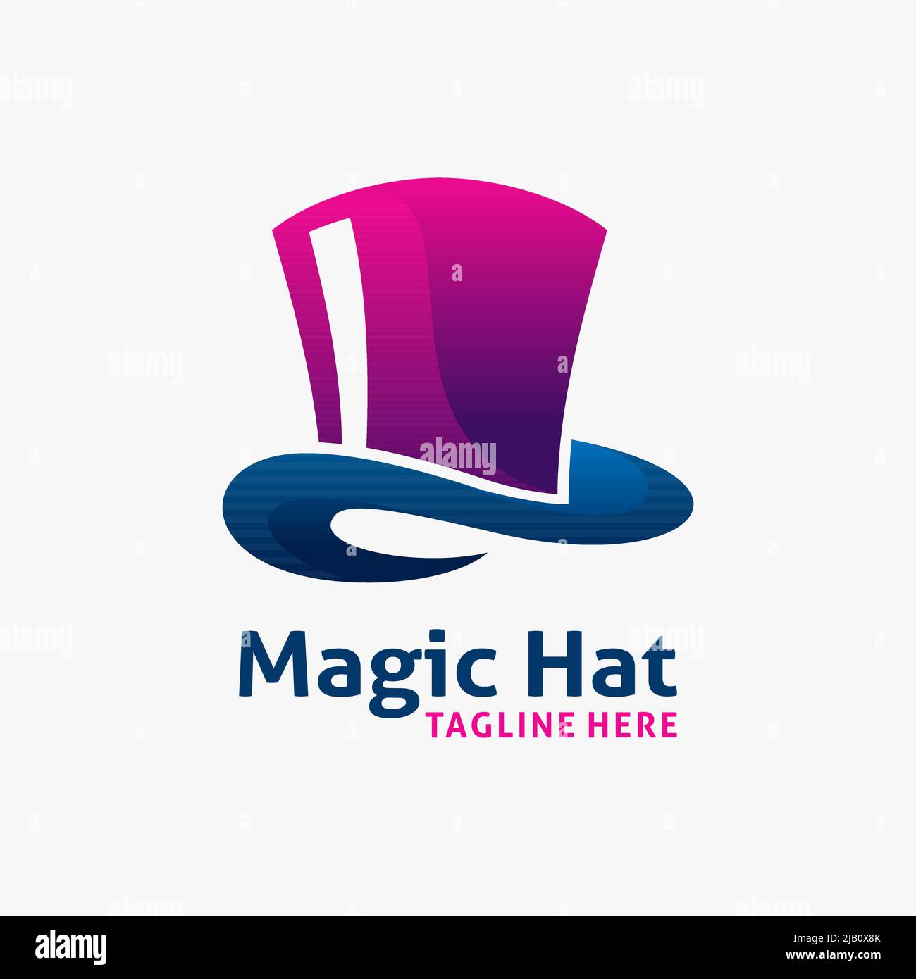 Magic hat logo design Stock Vector Image & Art Alamy