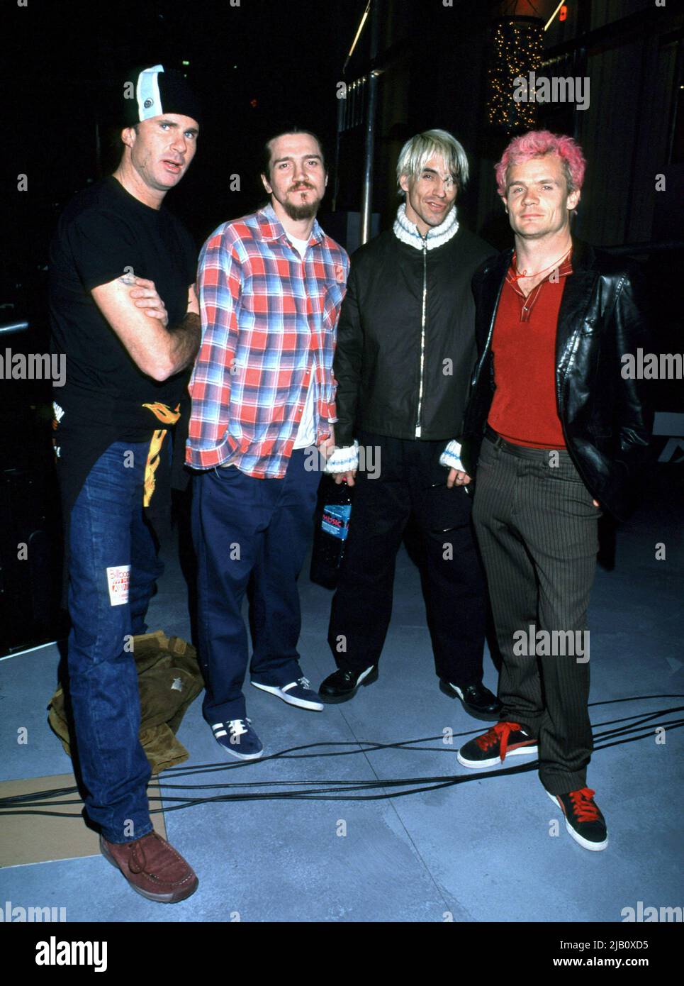 Red Hot Chili Peppers at rehearsals for the Billboard Music Award's