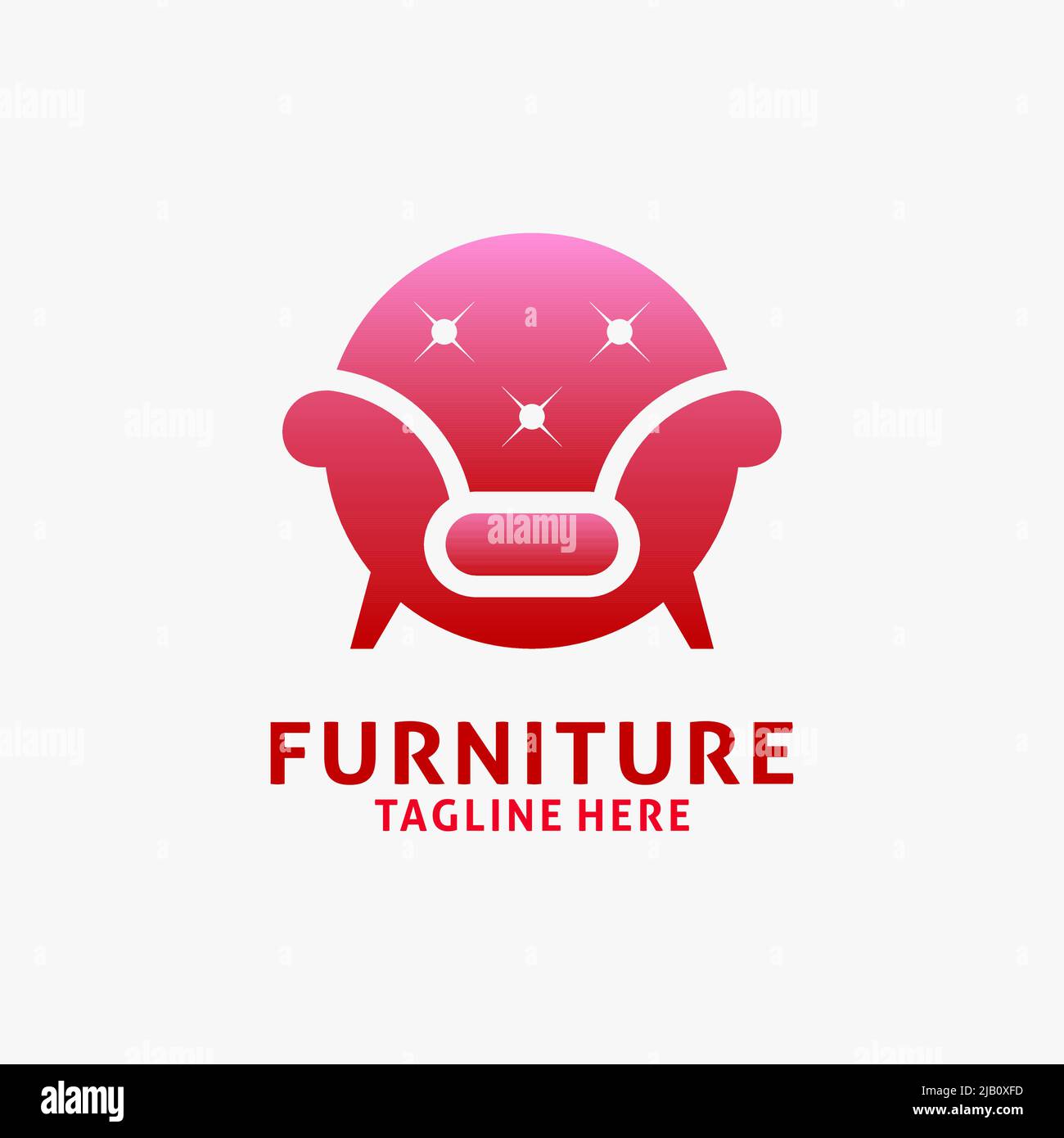 Circle sofa furniture logo design Stock Vector Image & Art Alamy