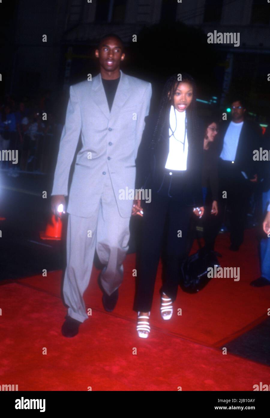 Hollywood, California, USA 11th June 1996 Athlete Kobe Bryant and