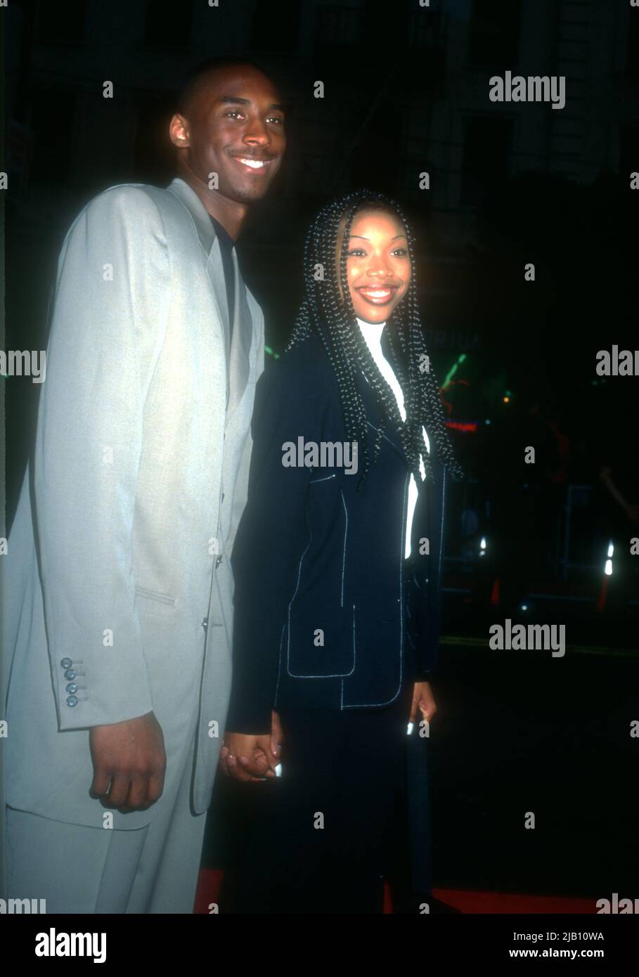 Hollywood, California, USA 11th June 1996 Athlete Kobe Bryant and