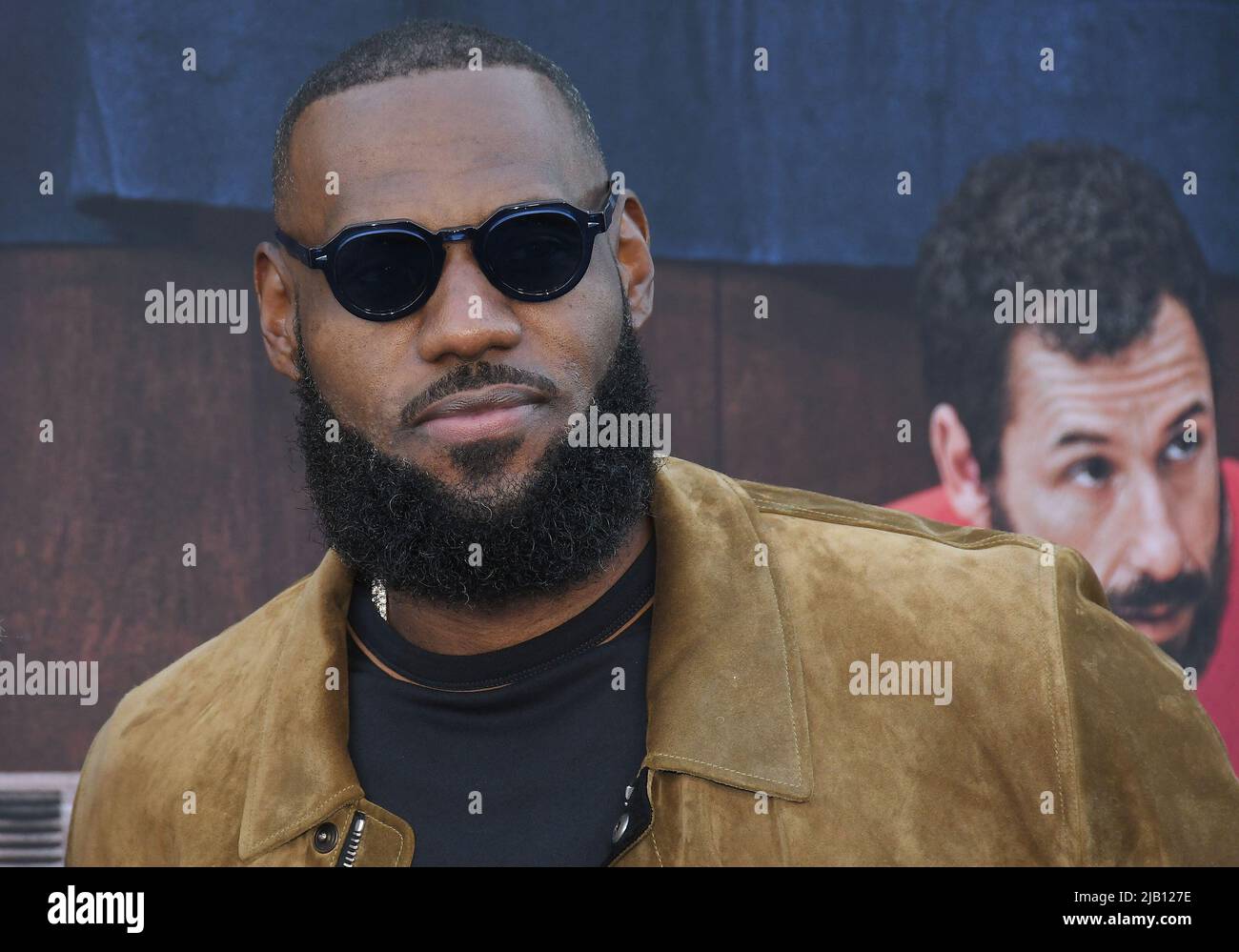 LeBron James arrives at Netflix's HUSTLE Los Angeles Premiere held at ...