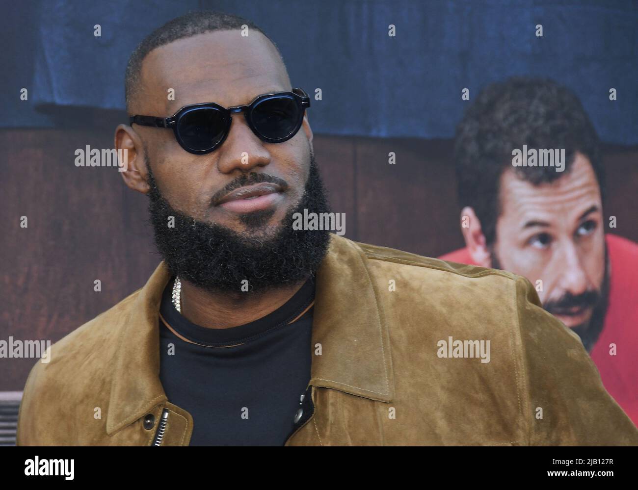 LeBron James arrives at Netflix's HUSTLE Los Angeles Premiere held at ...