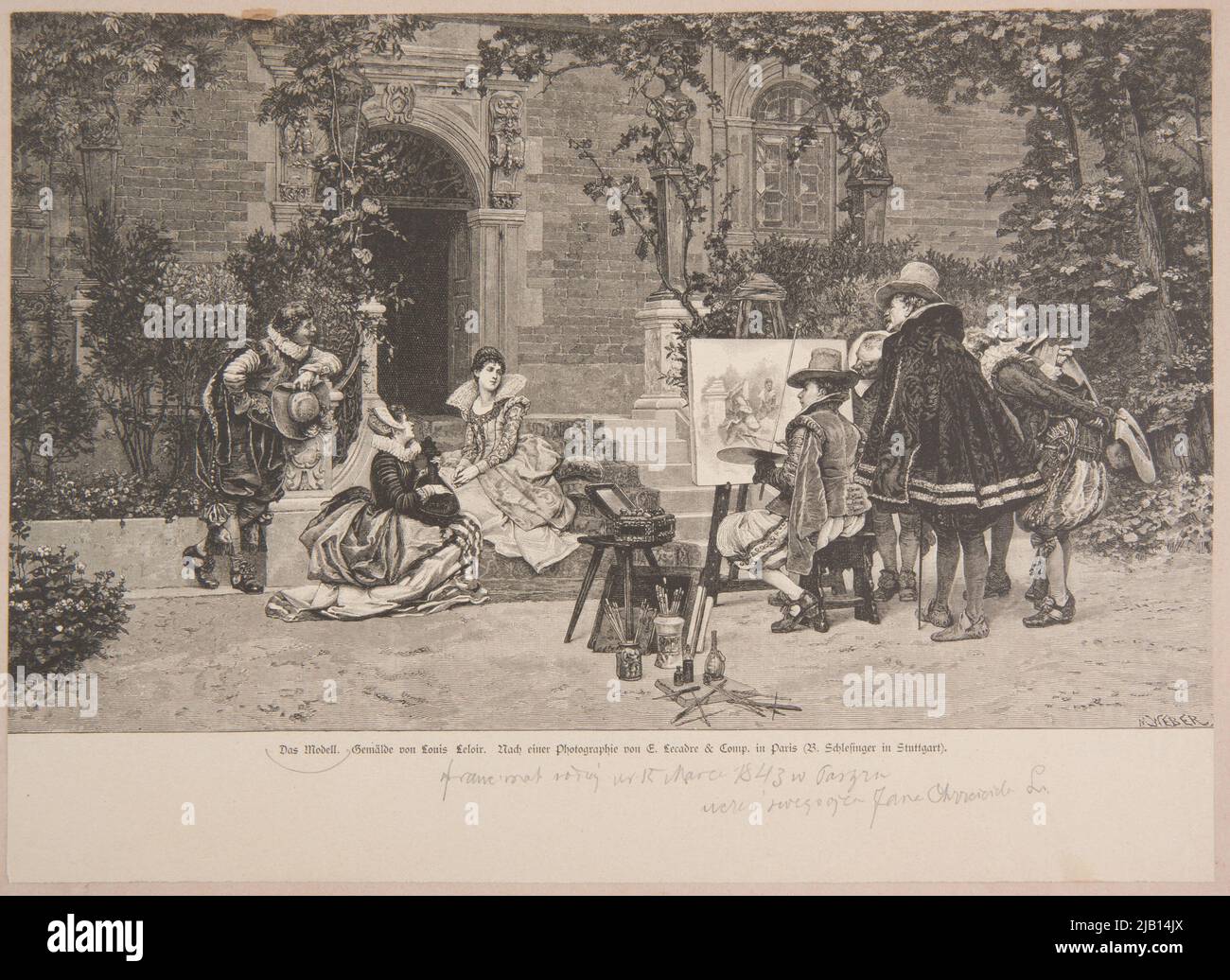 Model according to the image of Louis Leloir. A clip from a German