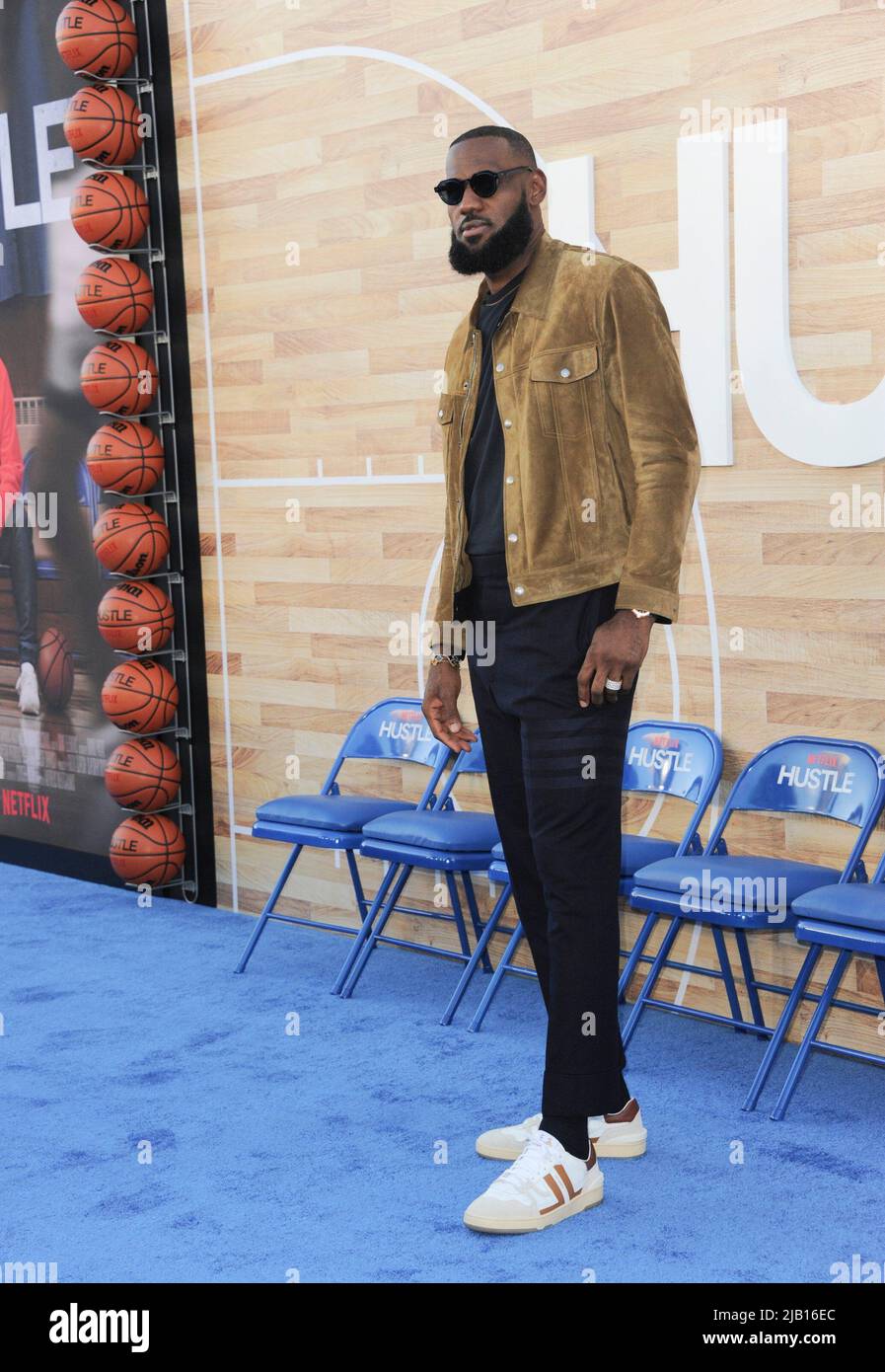 Los Angeles, CA. 1st June, 2022. LeBron James at arrivals for HUSTLE ...