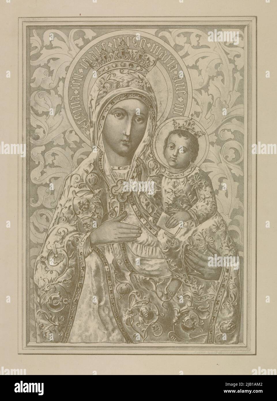 Mother of God with the Child Saryusz Wolski, Kajetan (1852 1922 ...