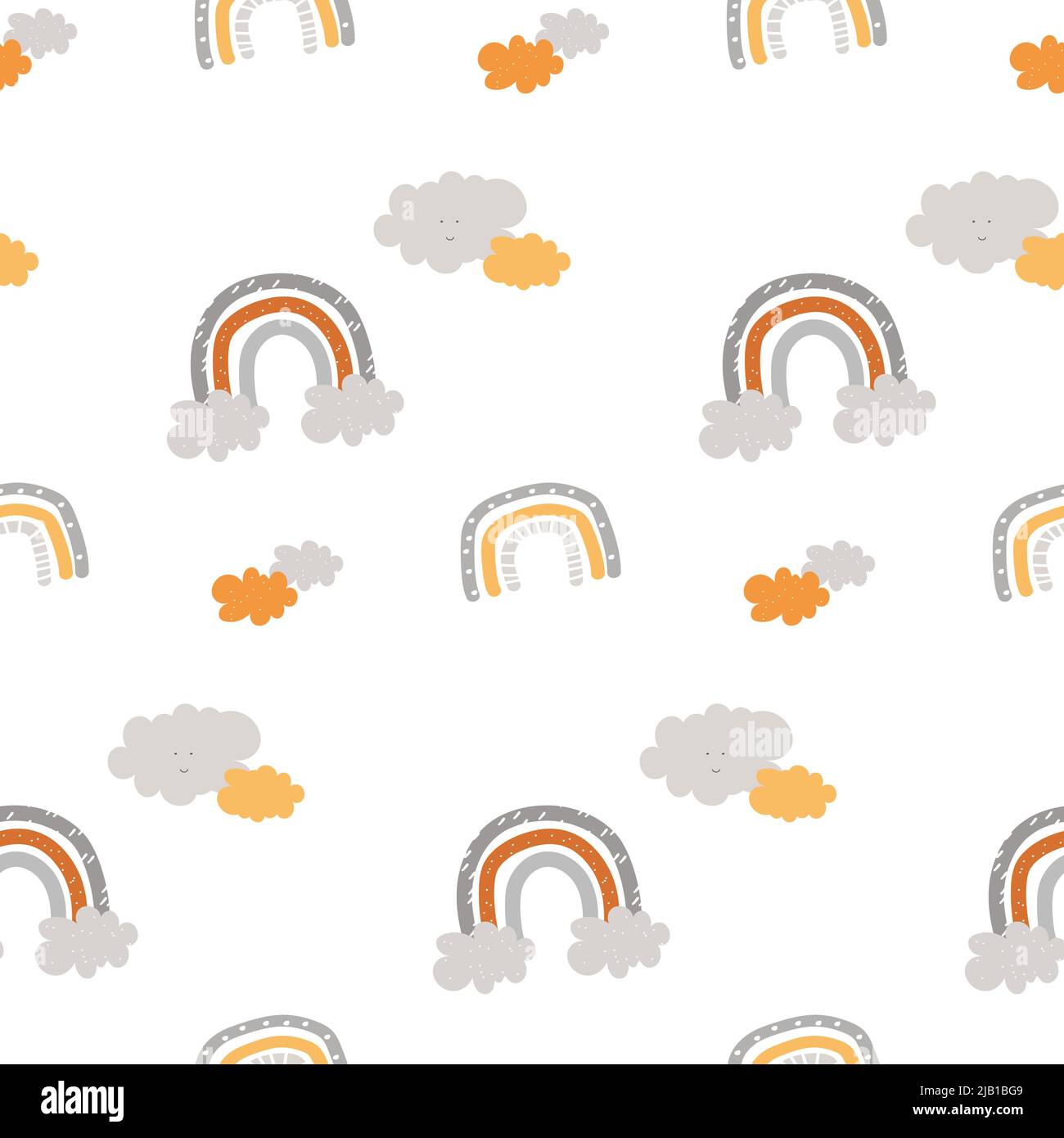 Weather pattern with rainbow Stock Vector Image & Art - Alamy