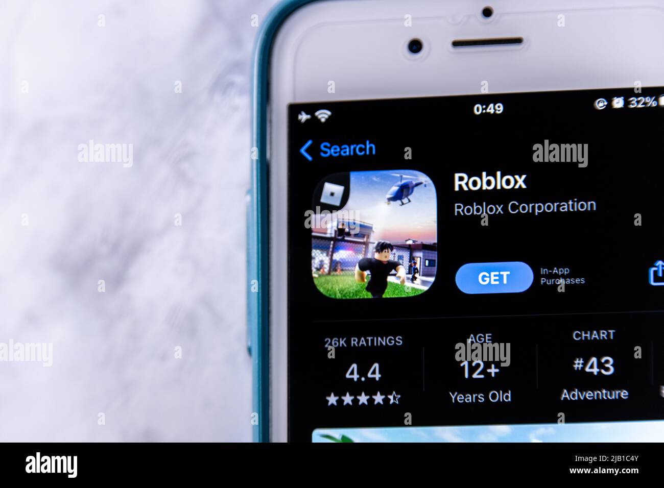 Kumamoto, JAPAN - Mar 23 2021 : Roblox app, an online game platform and  game creation system (user-created games coded in Lua), in App Store on  iPhone Stock Photo - Alamy