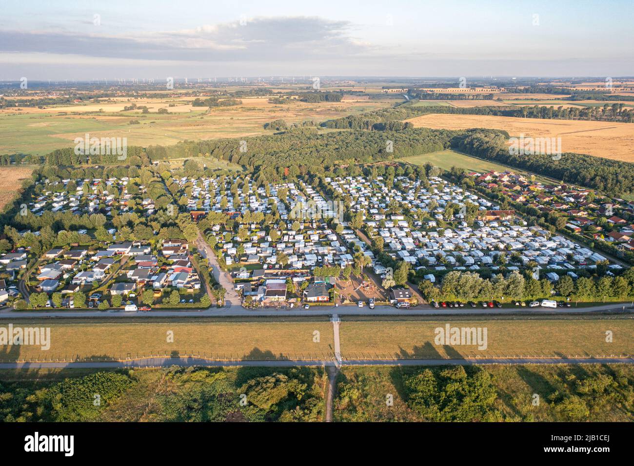 Stieglitz Campsite in SchleswigHolstein, Germany Stock Photo Alamy