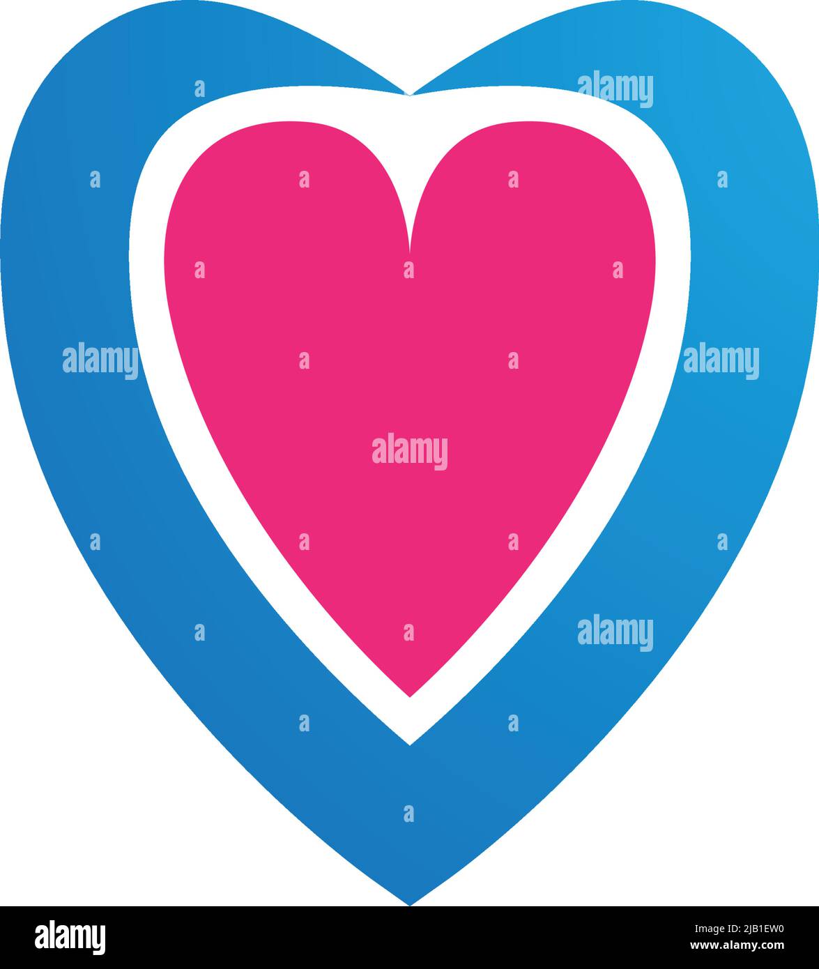 love heart template logo icon illustration Stock Vector Image & Art - Alamy